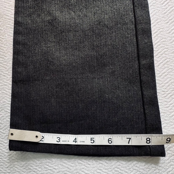 NWT KÄRV Eddy Pants Straight Leg Side Stripe Women's Size 26 Charcoal Grey - Picture 13 of 15